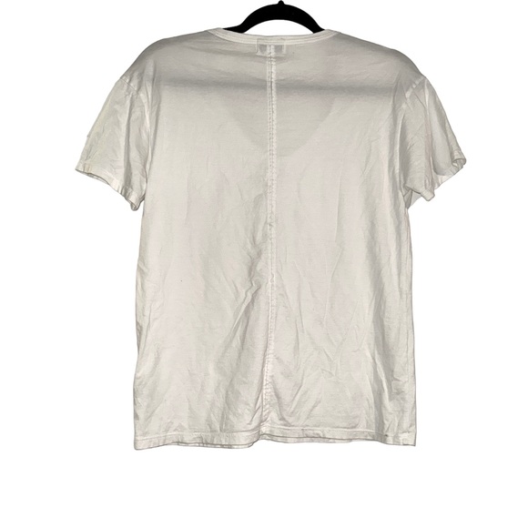 Adriano Goldschmied V-Neck Short Sleeve White Tee XS - Picture 2 of 6